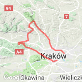 Mapa Lasek Zabierzowski i dolinki
